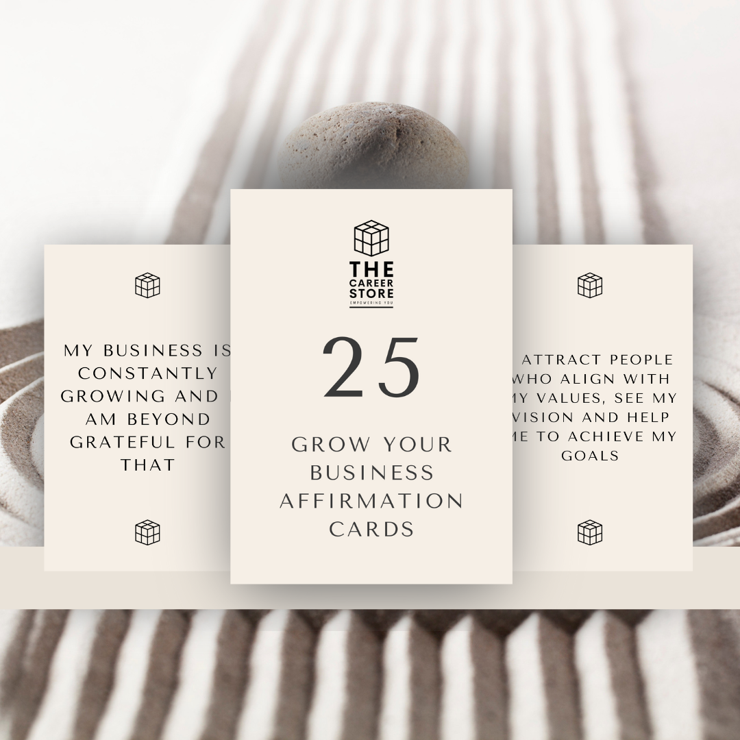 Grow Your Business Affirmation Cards