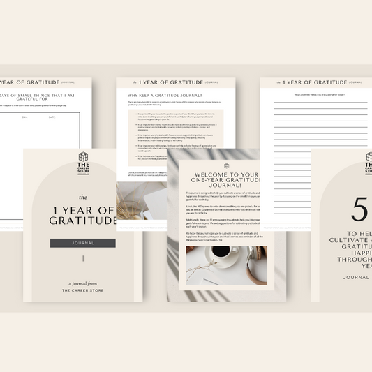 1 Year of Gratitude Journal