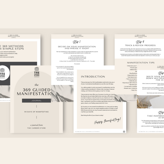 369 Method - 99 Days of Manifesting Journal