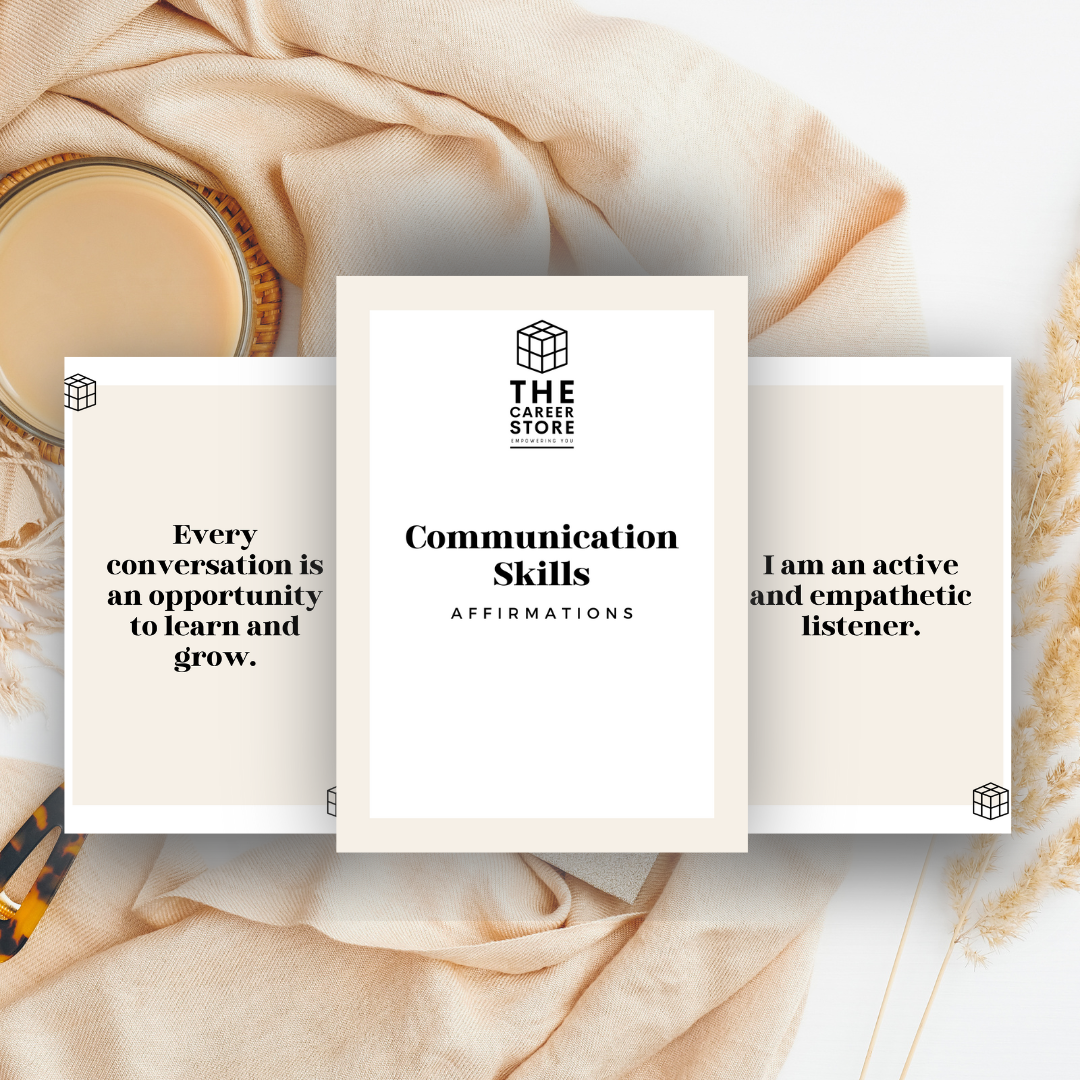 Communication Skills Affirmation Cards